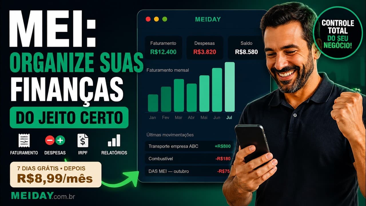 MEIDAY - Gestão Financeira para MEI