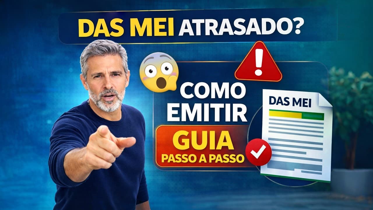 Thumbnail: DAS MEI: O Que É e Como Emitir a Guia (Passo a Passo)